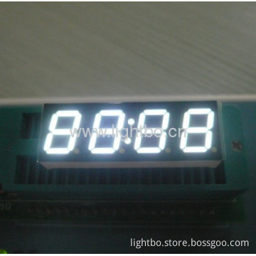 Four Digit 0.39" Common Anode Ultra Bright White 7 Segment Led Clock Display For Stb 